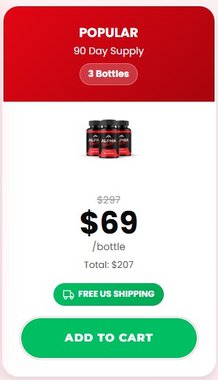 AlphaTrust 3 Bottle Price